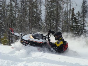 Snowmobiling